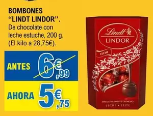 Oferta de Lindt - Bombones Lindor por 5,75€ en E.Leclerc