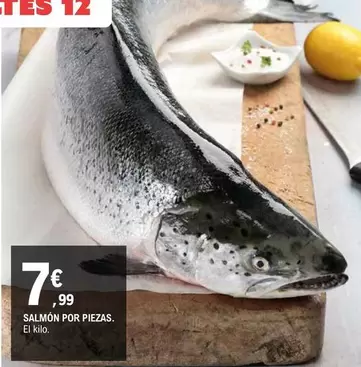 Oferta de Salmón Por Piezas por 7,99€ en E.Leclerc