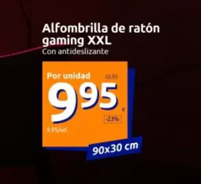 Oferta de Alfombrilla De Raton Gaming Xxl por 9,95€ en Action