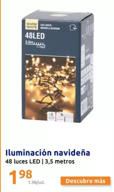 Oferta de Iluminación Navidena por 1,98€ en Action