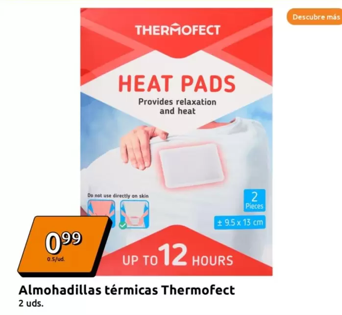 Oferta de Almohadillas Termicas por 0,99€ en Action