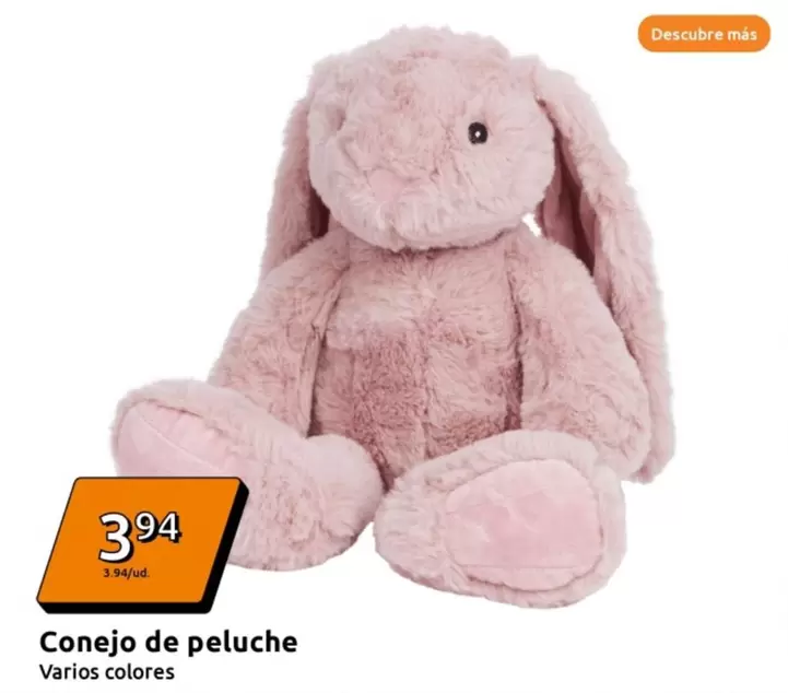 Oferta de Conejo De Peluche por 3,94€ en Action