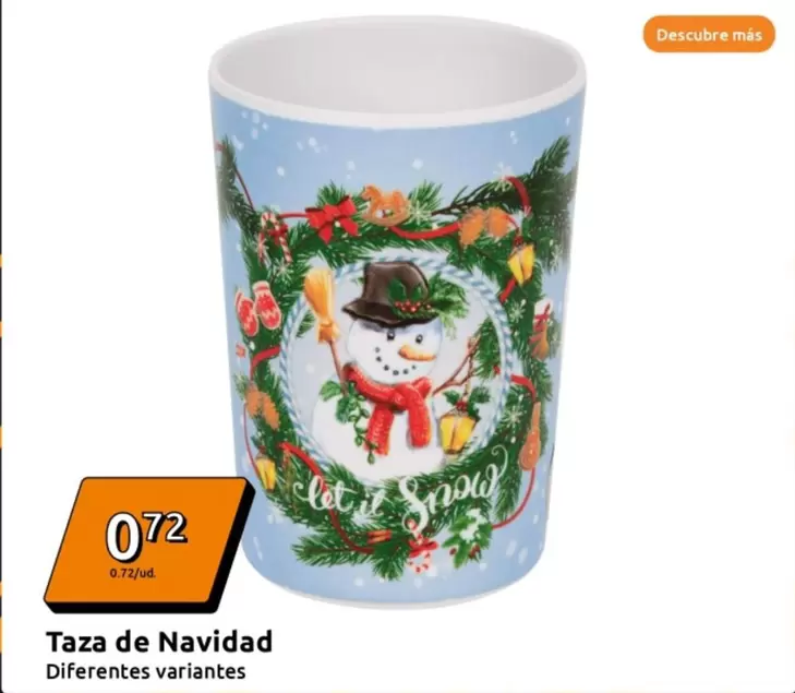 Oferta de Taza De Navidad por 0,72€ en Action