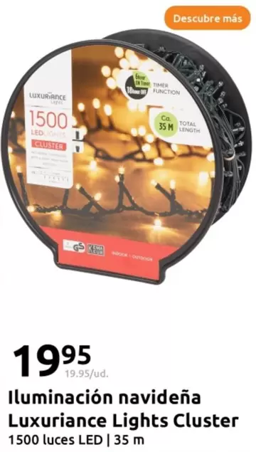 Oferta de Total - Iluminación Navidena por 19,95€ en Action