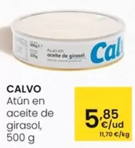 Oferta de Calvo - Atún En Aceite De Girasol por 5,85€ en Eroski