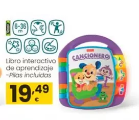 Oferta de Fisher-Price - Libro Interactivo De Aprendizaje por 19,49€ en Eroski