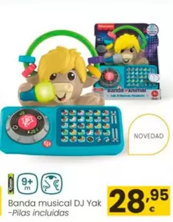 Oferta de Fisher-Price - Banda Musical Dj Yak por 28,95€ en Eroski