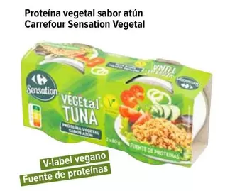 Oferta de Carrefour - Proteína Vegetal Sabor Atún Sensation Vegetal en Carrefour