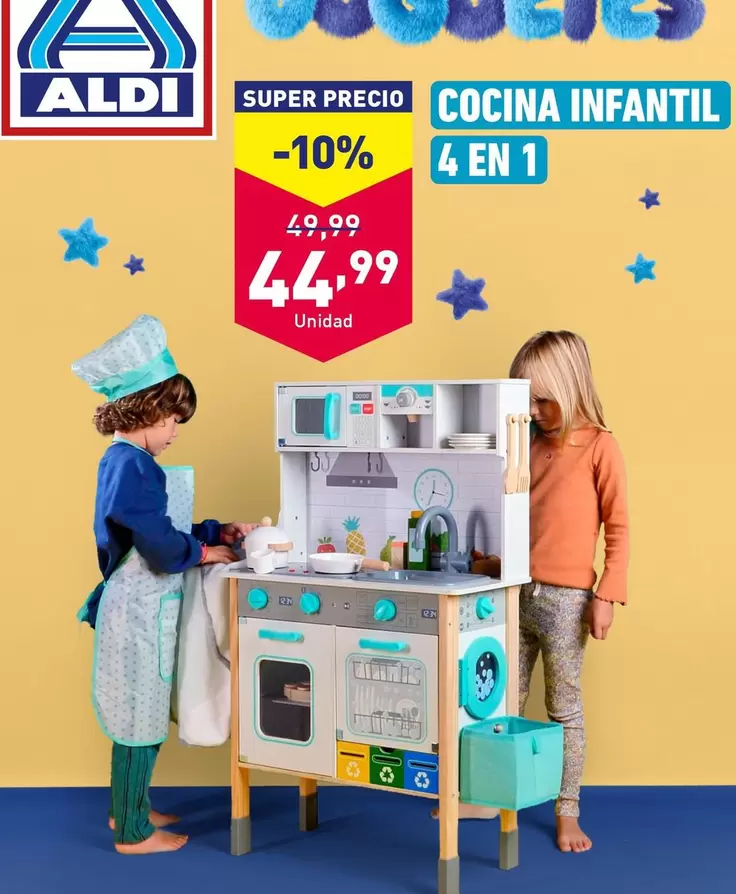 Oferta de Aldi - Cocina Infantil por 44,99€ en ALDI