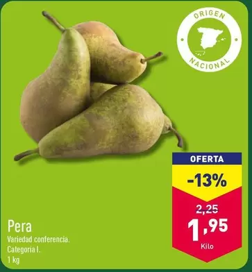 Oferta de Pera por 1,95€ en ALDI