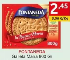 Oferta de Fontaneda - Galleta Maria por 2,45€ en Supermercados Extremadura