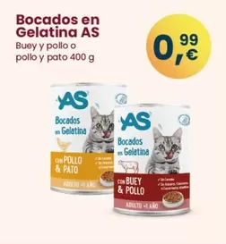 Oferta de As - Bocados En Gelatina por 0,99€ en Clarel