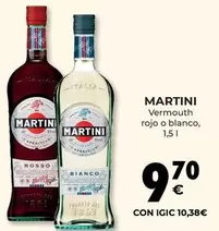 Oferta de Martini - Vermouth Rojo O Blanco por 9,7€ en CashDiplo