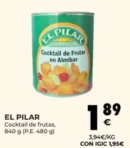 Oferta de El pilar - Cocktail De Frutas por 1,89€ en CashDiplo