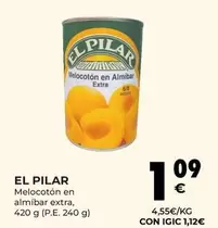 Oferta de El pilar - Melocotón En Almíbar Extra por 1,09€ en CashDiplo