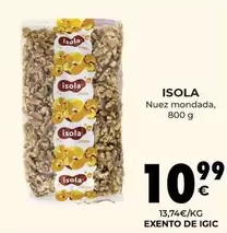 Oferta de Isola - Nuez Mondada por 10,99€ en CashDiplo