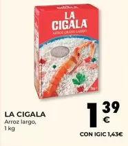 Oferta de La Cigala - Arroz Largo por 1,39€ en CashDiplo