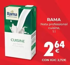 Oferta de Rama - Nata Professional Cusine por 2,64€ en CashDiplo