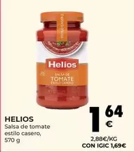 Oferta de Helios - Salsa De Tomate Estilo Casero por 1,64€ en CashDiplo