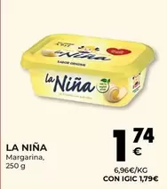 Oferta de La Niña - Margarina por 1,74€ en CashDiplo