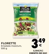 Oferta de Florette - Ensalada Mezclum por 3,49€ en CashDiplo