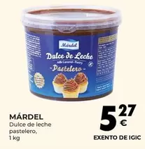 Oferta de Mardel - Dulce De Leche Pastelero por 5,27€ en CashDiplo