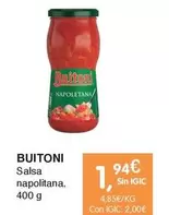 Oferta de Buitoni - Salsa Napolitana por 1,94€ en CashDiplo