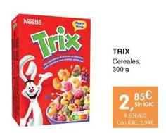 Oferta de Nestlé - Trix por 2,85€ en CashDiplo