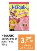 Oferta de Nesquik - Saborizante En Polvo Fresa por 3,29€ en CashDiplo