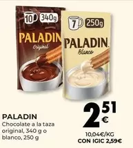 Oferta de Paladín - Chocolate A La Taza Original por 2,51€ en CashDiplo