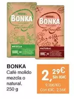 Oferta de Nestlé - Bonka Cafe Molido Mezcla O Natural por 2,29€ en CashDiplo