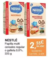 Oferta de Nestlé - Papilla Multi Cereales Regular O Galleta por 2,55€ en CashDiplo