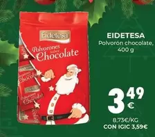 Oferta de Eidetesa - Polvorones Chocolate por 3,49€ en CashDiplo