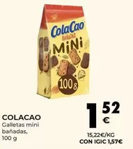 Oferta de Cola Cao - Galletas Mini Banadas por 1,52€ en CashDiplo