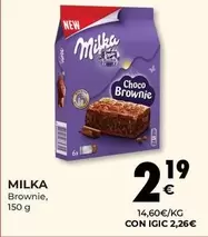 Oferta de Milka - Brownie por 2,19€ en CashDiplo