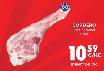 Oferta de Cordero por 10,59€ en CashDiplo