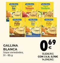 Oferta de Gallina Blanca - Sopa Variedades por 0,69€ en CashDiplo