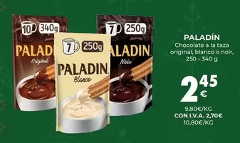 Oferta de Paladín - Chocolate A La Taza Original por 2,45€ en CashDiplo