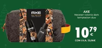 Oferta de Axe - Neceser Colonia Dark Temptation Duo por 10,79€ en CashDiplo