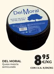 Oferta de Del moral - Queso Mezcla Semicurado por 8,95€ en CashDiplo