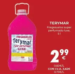 Oferta de Terymar - Fregasuelos Super Perfumado Luxe por 2,99€ en CashDiplo