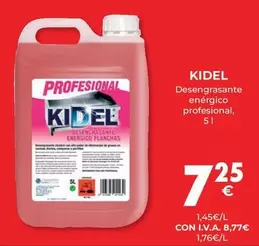 Oferta de Kidel - Desengrasante por 7,25€ en CashDiplo