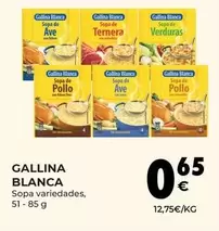 Oferta de Gallina Blanca - Sopa Variedades por 0,65€ en CashDiplo