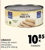 Oferta de Ubago - Filetes De Melva Almadraba por 10,85€ en CashDiplo