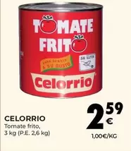 Oferta de Celorrio - Tomate Frito por 2,59€ en CashDiplo