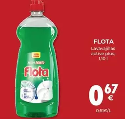 Oferta de Flota - Lavavajillas Active Plus por 0,67€ en CashDiplo