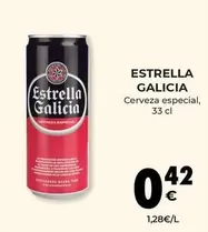 Oferta de Estrella Galicia - Cerveza Especial por 0,42€ en CashDiplo