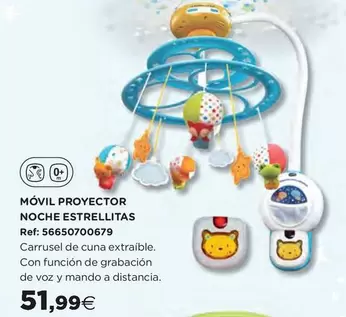 Oferta de Móvil Proyector Noche Estrellitas  por 51,99€ en Hipercor