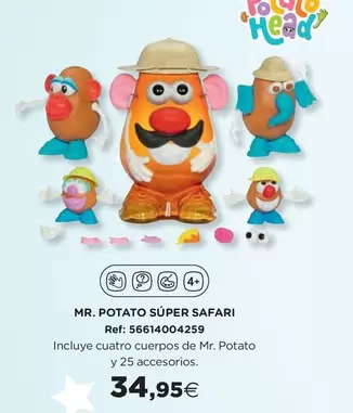 Oferta de Mr. Potato Súper Safari por 34,95€ en Hipercor