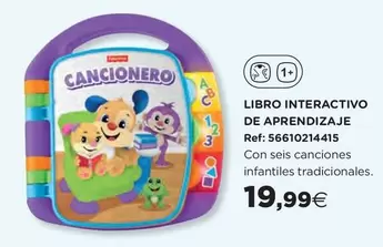 Oferta de Libro Interactivo De Aprendizaje por 19,99€ en Hipercor